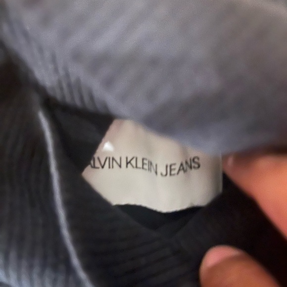 Calvin Klein Jeans Black and Red Crewneck Sweater - Picture 4 of 5